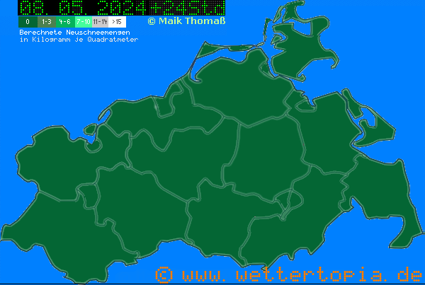 Neuschnee für Mecklenburg-Vorpommern